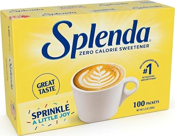 SPLENDA Zero Calorie Sweetener, 100 Count Packets | 100 Count