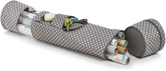 Zeller Wrapping Paper Organiser Polyester Grey