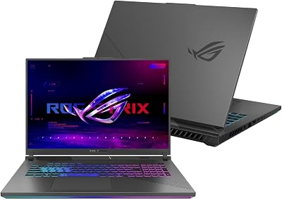 EXCaliberPC [2025] ASUS ROG Strix G18 G814PH-ES94 AMD Ryzen 9 8940HX, 96GB DDR5 RAM, 1TB NVMe SSD, NVIDIA GeForce RTX 5050, 18 FHD 144Hz, Windows 11 Gaming Laptop