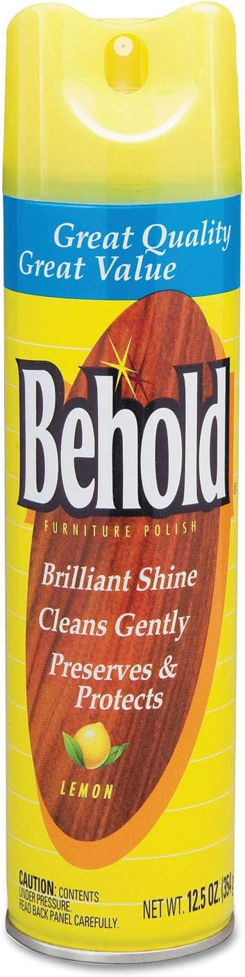 Behold Furniture Polish, Lemon, 12.5 Ounce