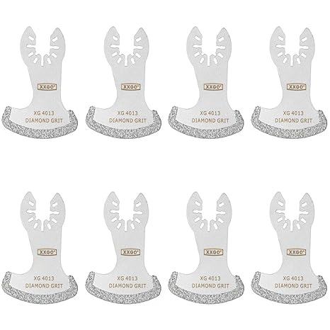 XXGO 8 Pcs Multitool Diamond Grout Blade to Remove XG8001SU