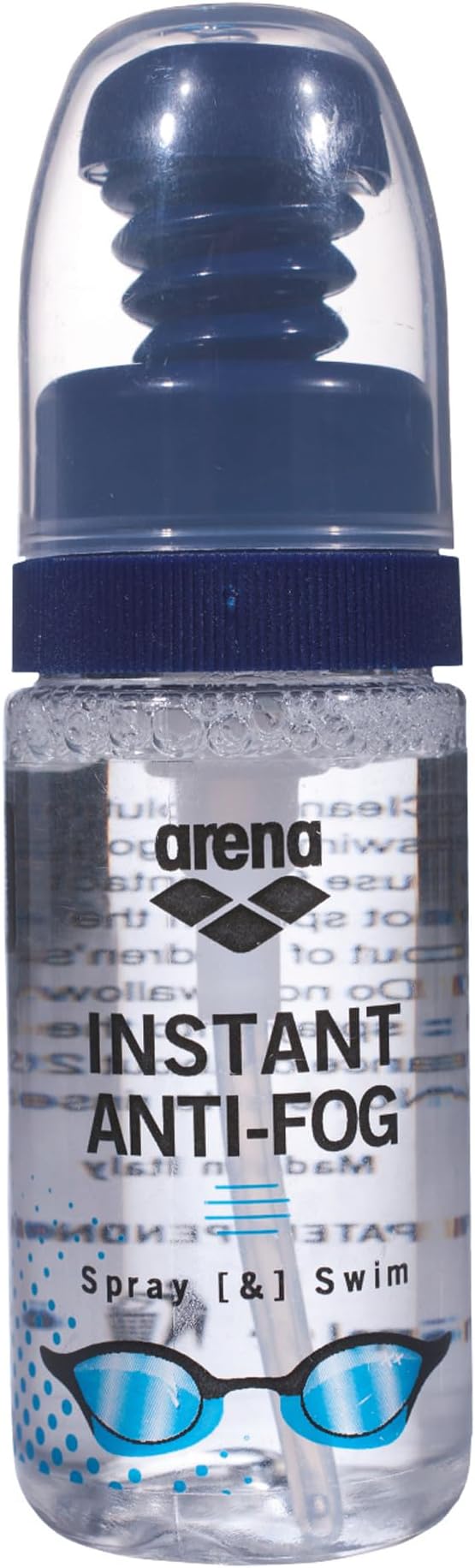 ARENA Instant Anti-Fog Spray Swim Goggles Treatment Prevents Fogging Swim Practice Essential Defogger Solution, 35ml Up to 150 Applications, Clear