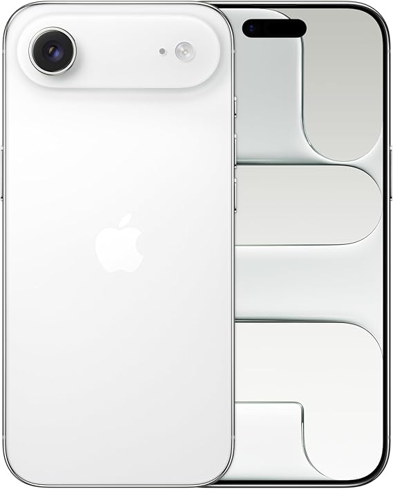 Apple iPhone Air 256GB SIM-Free: The thinnest iPhone ever, featuring a 6.5-inch ProMotion display with up to 120Hz, powerful A19 Pro chip, center-frame front camera, all-day battery; Cloud White