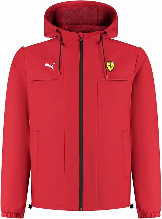 PUMA Scuderia Ferrari F1 Regenjacke - Rot - Größe: M