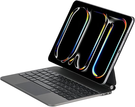 Magic Keyboard for iPad Pro 11 &Air 11 Inch (M2,2024/M3,2025/M4,2026) and 10.9" iPad Air 5th &4th Gen, iPad Keyboard Case with Multi-Touch Trackpad for iPad Pro 11”1st /2nd /3rd/4th, Backlit (Brown)