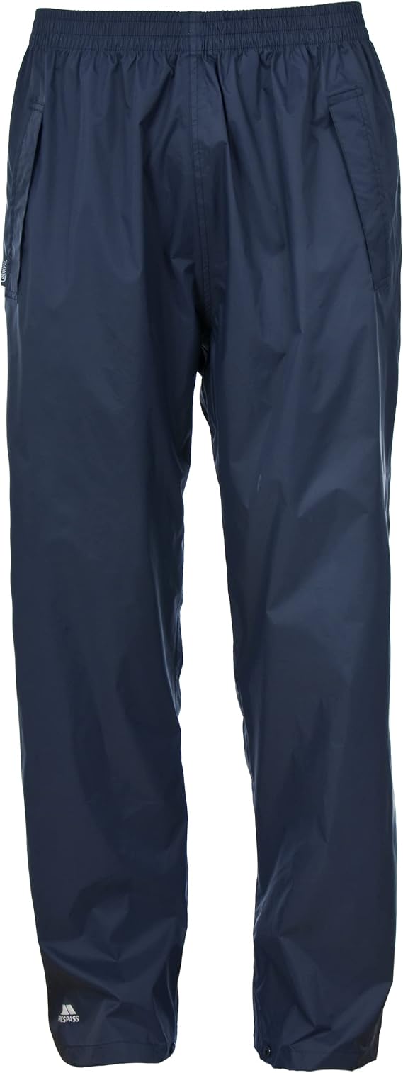 Trespass Qikpac Adults Hiking Packaway Pants Waterproof Women Men Trousers