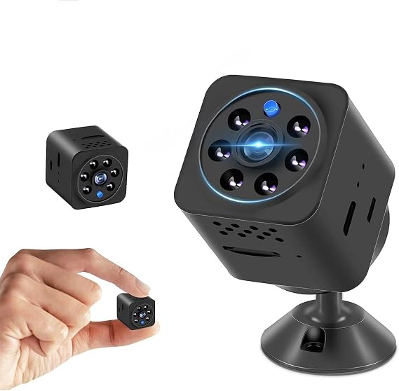 Mini Hidden Camera, 4k HD Wifi Security Hidden Camera With Two-Way Audio—A Hidden Nanny Camera Designed For Home Surveillance That Supports Cloud Storage, Ai Motion Detection, And Night Vision.