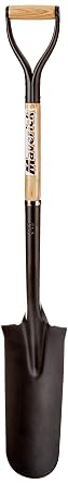 Hisco HISS14D-M Maverick 14" Drain Spade/Sharp Shooter with 47" Ash Wood Handle