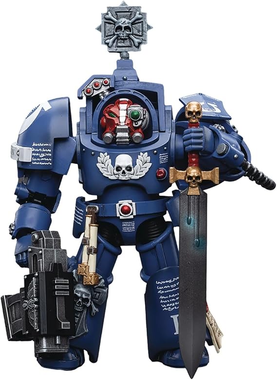 JoyToy Warhammer 40K: Ultramarines Terminators SGT. Terconon 1:18 Scale Action Figure