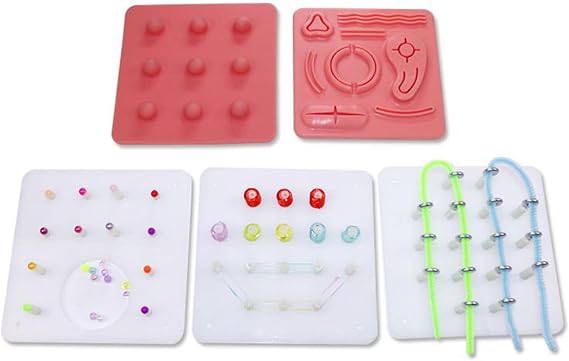 Laparoscopic Surgery Training 6 Modules, Laparoscopic Trainer Simulator Kit, Human Model Practice Equipment Accessories