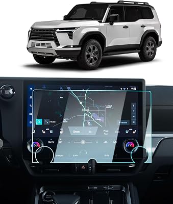 For 2025 2026 Lexus GX550 Screen Protector - 2024 2025 2026 GX550 PremiumLuxuryOvertrail Accessories 9H Tempered Glass 14 Navigation Touch Screen Anti-Scratch Reduce Fingerprints High Sensitivity HD Clear