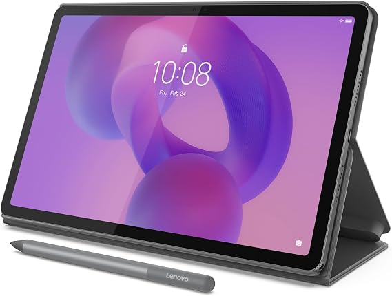 Lenovo Idea Tab - College Tablet - 11 2.5K IPS Touchscreen Display - 90Hz - MediaTek Dimensity 6300-4 GB Memory - 128 GB Storage - Integrated Arm Mali-G57 MC2 - Tab Pen and Folio Case