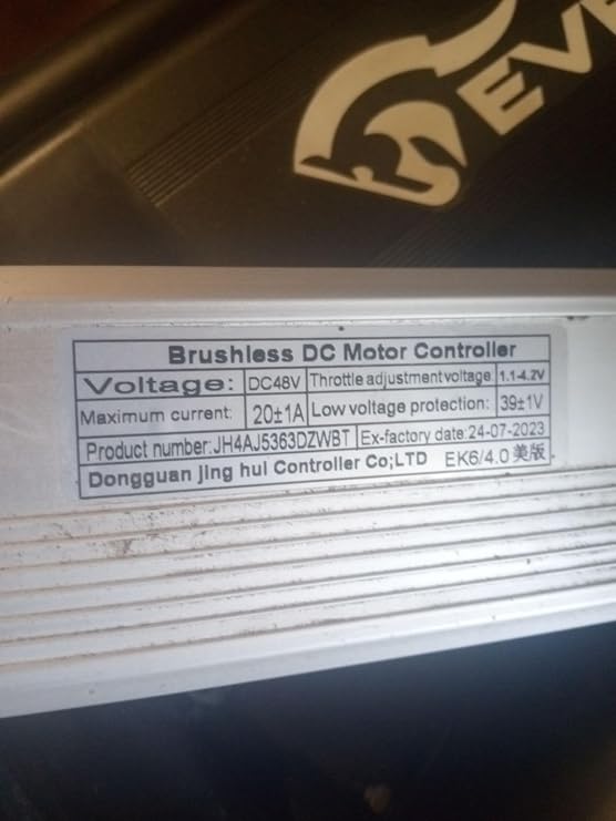 JH4AJ5363DZWBT Ebike Controller DC48V 20A Brushless Motor Controller for Electric Bicycle