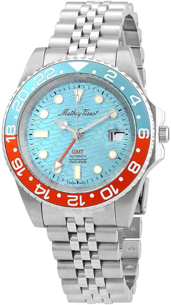 Mathey-Tissot GMT Automatic Blue Dial Men's Watch H903ATBO