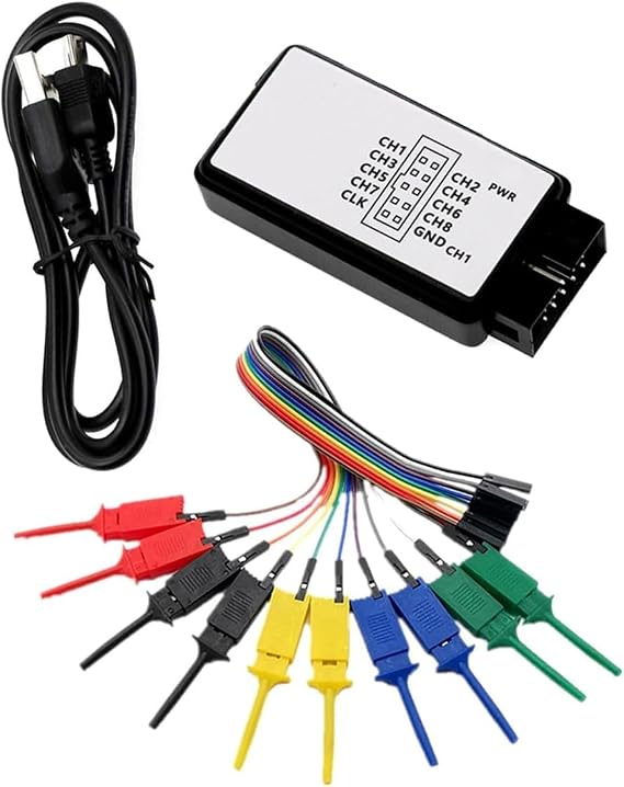 WWZMDiB USB Logic Analyzer for ARM FPGA Debugging Tool 24M Sampling 8 Channels