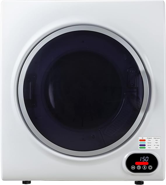Equator 3.5 cu.ft. 110V Electrical Compact Digital Vented Sensor Dryer (ED 852 White)