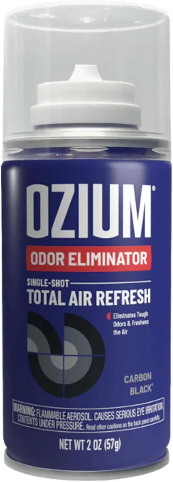 Ozium Air Sanitizer, 2 oz Car Fogger: Single-Shot Smoke Odor Eliminator & Car Air Freshener (Carbon Black)