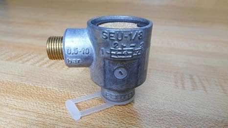 FESTO SEU-1/8 0.5-10 BAR Operating Pressure, 4616, 5 MM Nominal Width, 85 DB(A) Noise Level, G1/8 Pneumatic Connections, Quick Exhaust Valve, SEU Series, W/Muffler