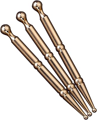 MOBYAT Pure Copper Acupressure Trigger Point Bar Massage Pen Relaxing Massager Tool Meridian Therapy Face Body Foot Care 1Pcs