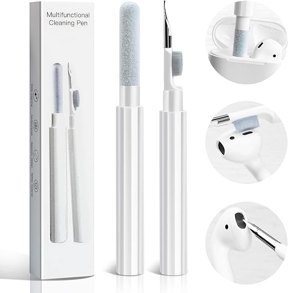 Cleaner Kit for AirPods 1 2 3 Cleaning Tool for Removing Ear Wax/Dirt/Gunk