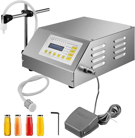 5-3500 Ml Pneumatic Liquid Filling Machine GFK 160 Digital Control Water Drink Perfume Juice Beer Automatic Bottle Filler