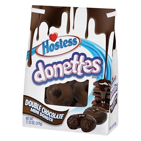 Hostess Donettes Mini Doughnuts Double Chocolate 305g Including Steam-Time ThankYou