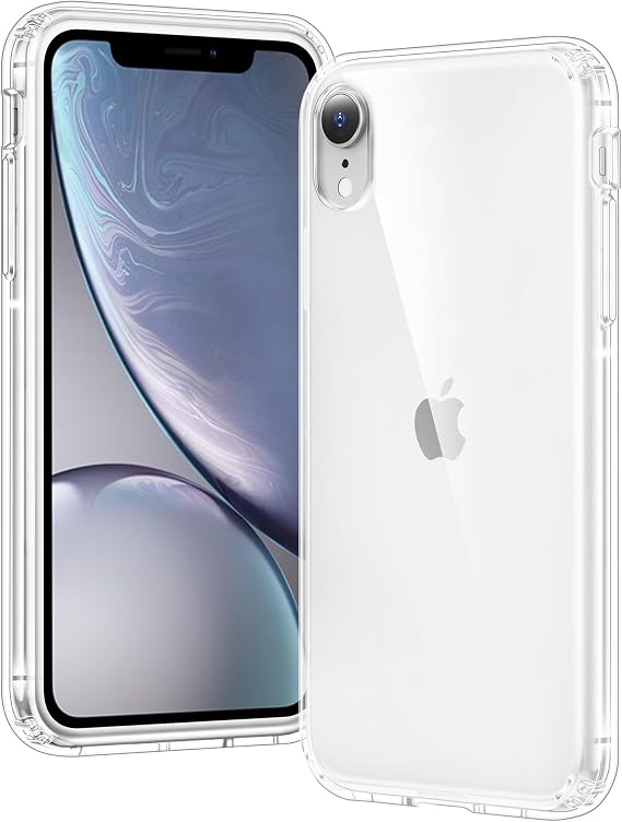 Clear Case for iPhone XR, Ultra Thin, Shockproof TPU Cover, Anti-Yellowing, Crystal Clear, Phone Case for Apple iPhone XR - Clear