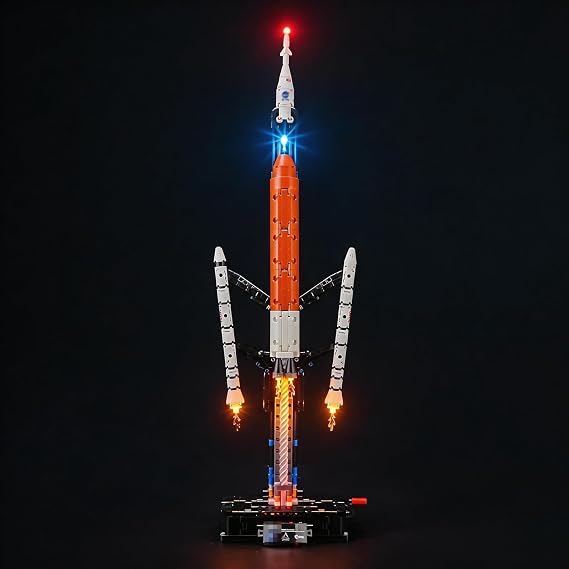 レゴ42221 NASA Artemis 宇宙発射システムロケットセット用LEDライト、ライトキットレゴ42221ビルディングブロックモデルと互換性があり、モデルセットは含まれていません