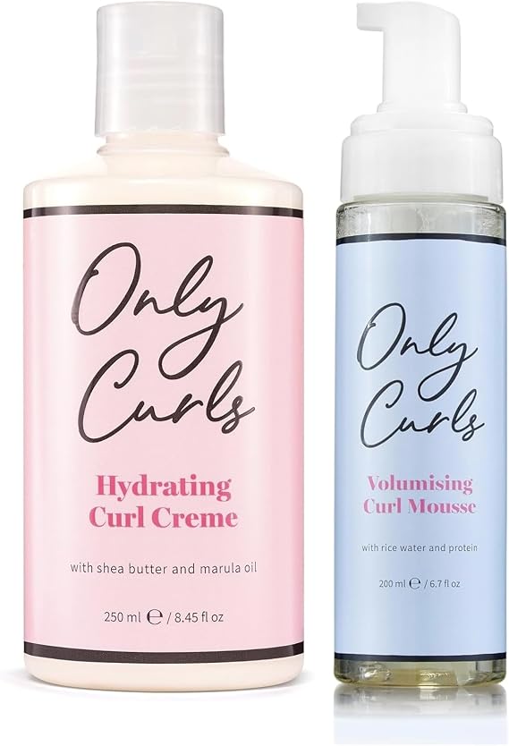 Only Curls Curl Creme and Curl Mousse Bundle 250ml and 200ml