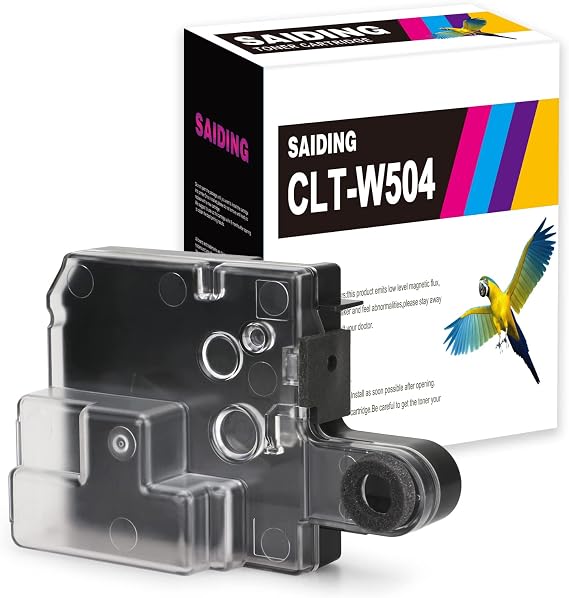 CLT-W504 Waste Toner Container Compatible with Samsung CLT W504 | W504 Waste Compatible for CLP-Xpress C1810W C1860FW CLP415NW CLX4195FW C1860FW CLP-415NW CLX4195 CLX-4195FW (1 Pack)