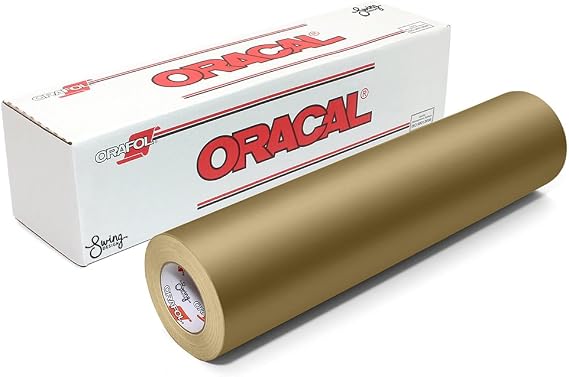 ORACAL 631 Matte Vinyl 12" by 6' - Metallic Gold