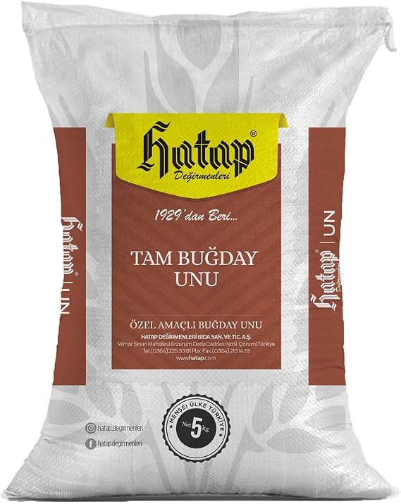 Hatap Değirmenleri Tam Buğday Unu 5 KG