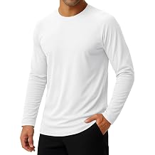 SMENG Men's UV Sun Protection UPF 50+ Long Sleeve T Shirt Quick Dry Workout Tee Tops