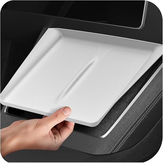 Spigen Wireless Charging Pad Cover for Tesla Model Y Juniper/YL - White