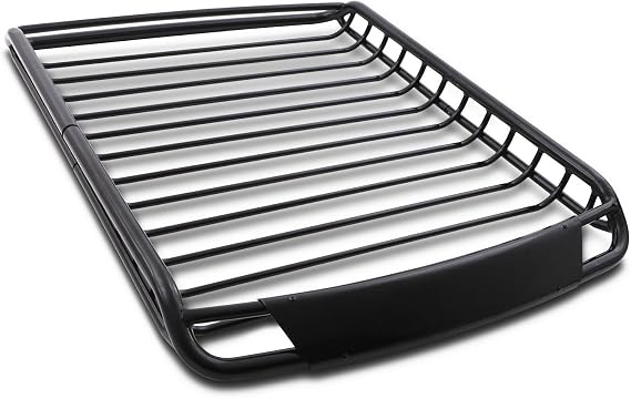 Predator4x4 Black Universal 1.4 Metre Roof Storage Basket/Rack Luggage Steel Cargo Carrier Platform
