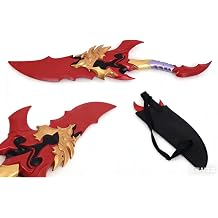 Next Level Cosplay Prop Replica Solo Leveling Kamish's Wrath Dagger Wooden with Sheath V2