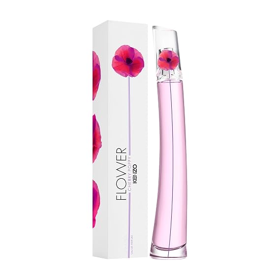 Kenzo Flower Cherry Poppy Eau de Parfum for Women, 3.3 Ounce