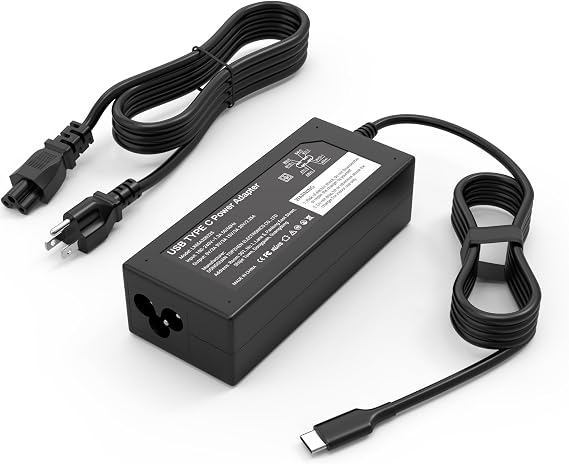 DECSZDY Replacement for HP Chromebook Charger 45W USB C