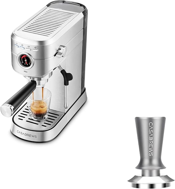 CASABREWS 5418 PRO Espresso Machine with 51mm Espresso Tamper