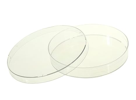Nest Scientific 753001 Polystyrene Petri Dish, Semi-Stackable, Sterile, 100 mm x 15 mm, 20 per Bag, 500 per Case (Pack of 500)