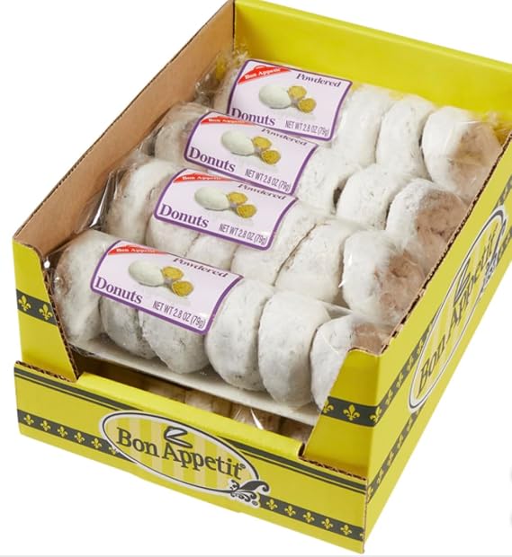 Bon Appetitt Mini Powdered Donuts, 6-pack, 8 ct