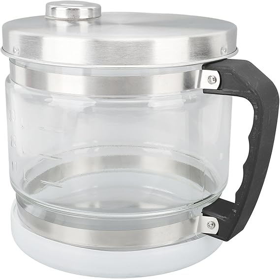Fabater Glass Carafe, 1 Gallon / 4L Water Jar for Distiller, Replacement Collection Bottle, Compatible With Most Countertop Distillers, Storage for Juice