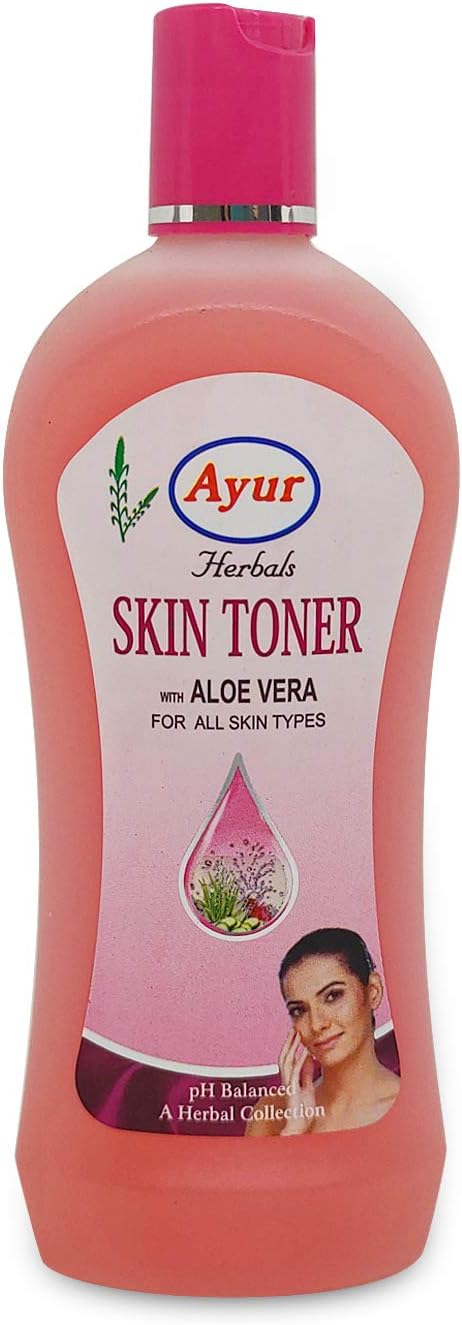 Ayur Herbals Skin Toner With Aloevera, 200ml Lotion,Pack of 1