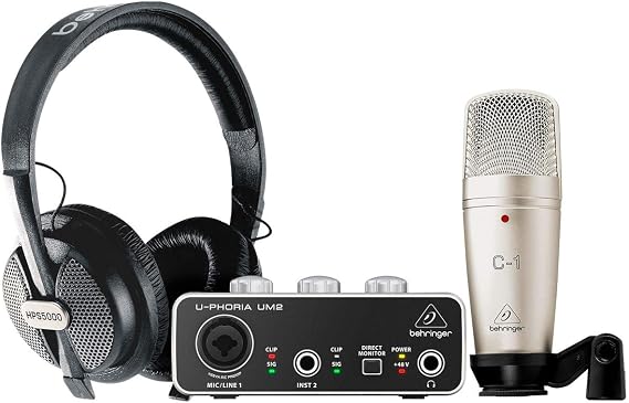 Belinger U-PHORIA STUDIO Recording/Podcasting Bundle Set