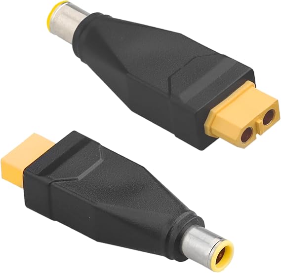 KSK XT60 Female to DC7909 Male Adapter,XT60 to DC 7.9mm x 0.9mm,2-Pack