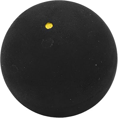 Single Ball, Single Dot Squash Racket Balls 37mm Squash Ball High Elastic Single Dot Squash Rubber Squash Ball for Beginner Competition Training