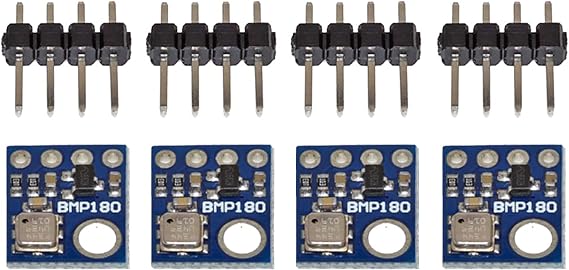 BMP180 GY-68 Digital Barometric Temperature Pressure Sensor Module for Arduino UNO Electronic DIY(4pcs)