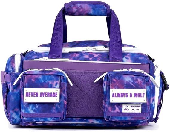 WOLFpak 20L Mini Gym Duffle Bag Reinforced, Shoe Compartment (Ice)