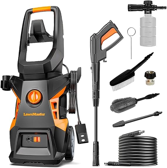 LawnMaster LT506 Electric Pressure Washer 2300 Max PSI CSA Certified
