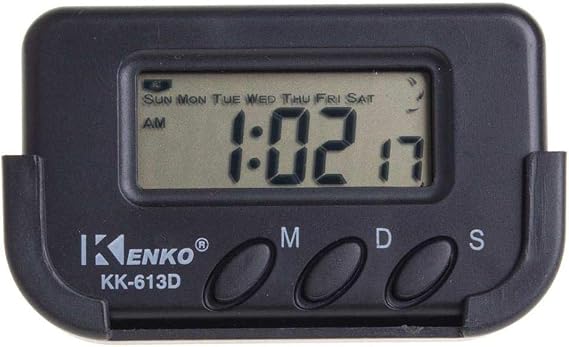 Kenko KK-613D Digital Small Desk-Car Clock-Alarm-Cronometer